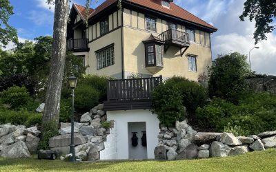 Målning av vackert hus i Lindesberg 2021